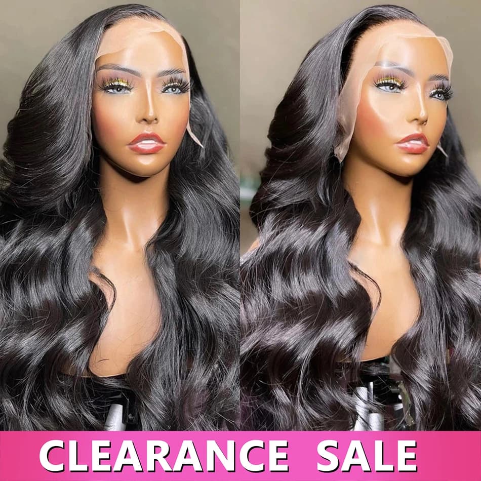 Perruque Lace Front Wig Body Wave brésilienne naturelle, cheveux humains, 13x4 13x6, 30 32 34 36 38 