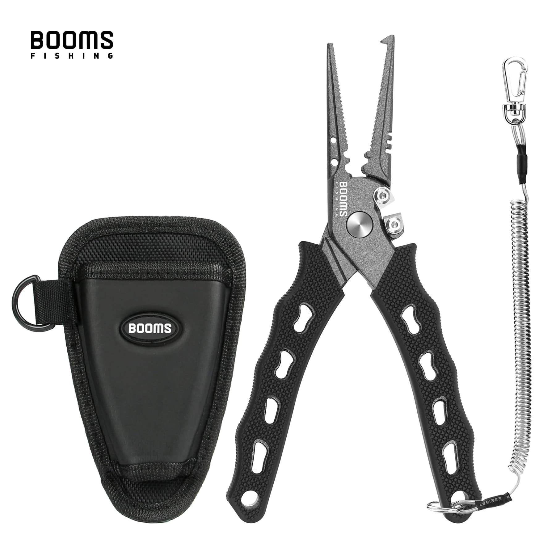 Booms Fishing – pince de pêche en acier inoxydable F07, coupe-ligne tressée, dissolvant de crochet, 