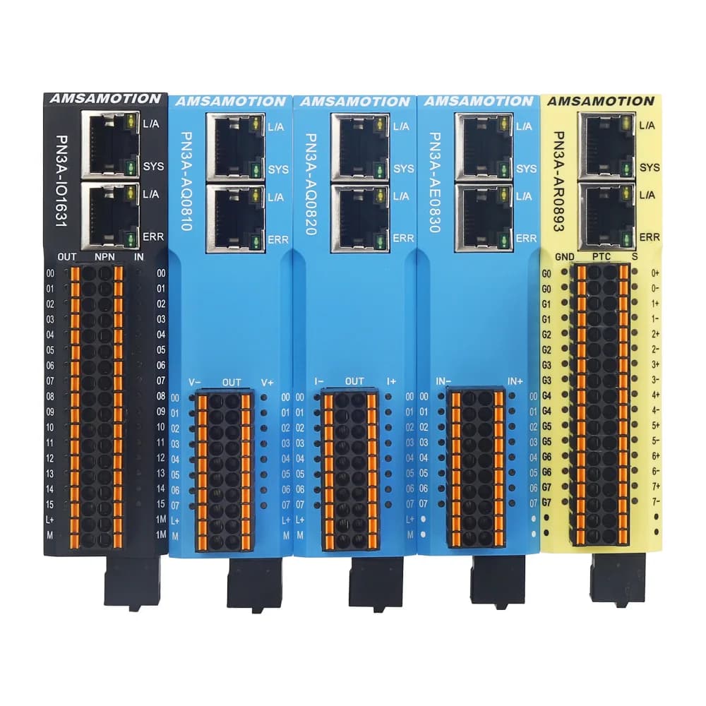 Profinet – commutateur analogique IO à distance, Module PN pour PLC 200 300 1200 1500 PN3A-AE0830 PN