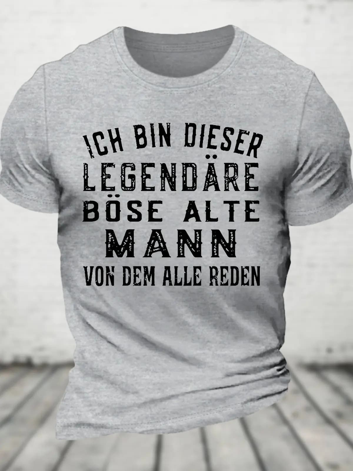 T-shirt en coton Ich Bin Dieser ATIONS, T-shirt fin pour les hommes