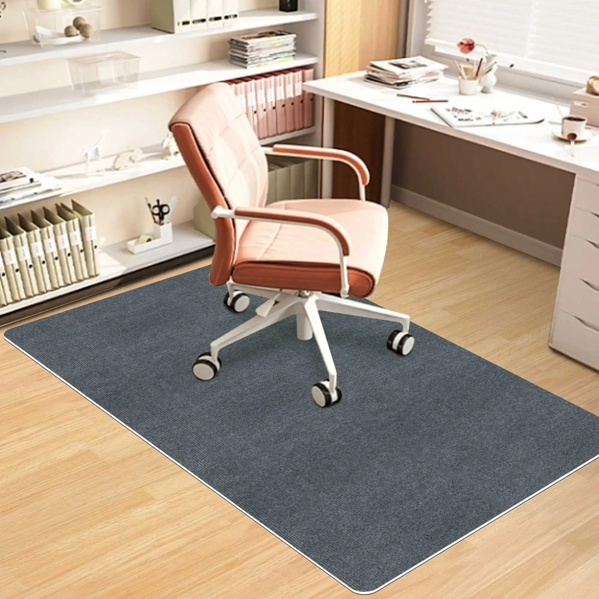 Keilymat 90x120cm tapis de chaise travail en bois dur bureau tapis de chaise roulante ordinateur cha