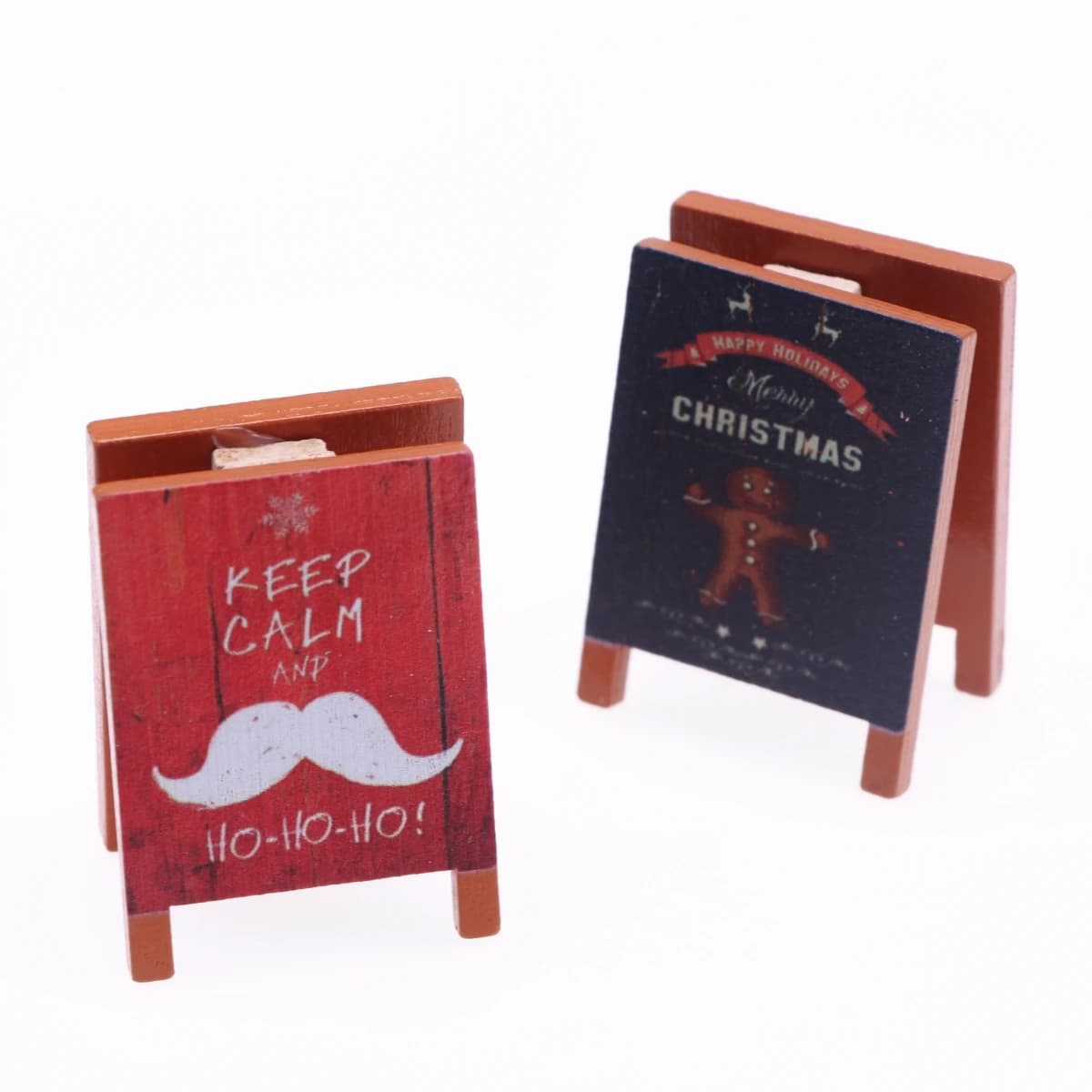 Enseigne Miniature en Bois pour Maison de Course, Modèle Halloween, Noël, Mini 73 Icecream Shop, Bre