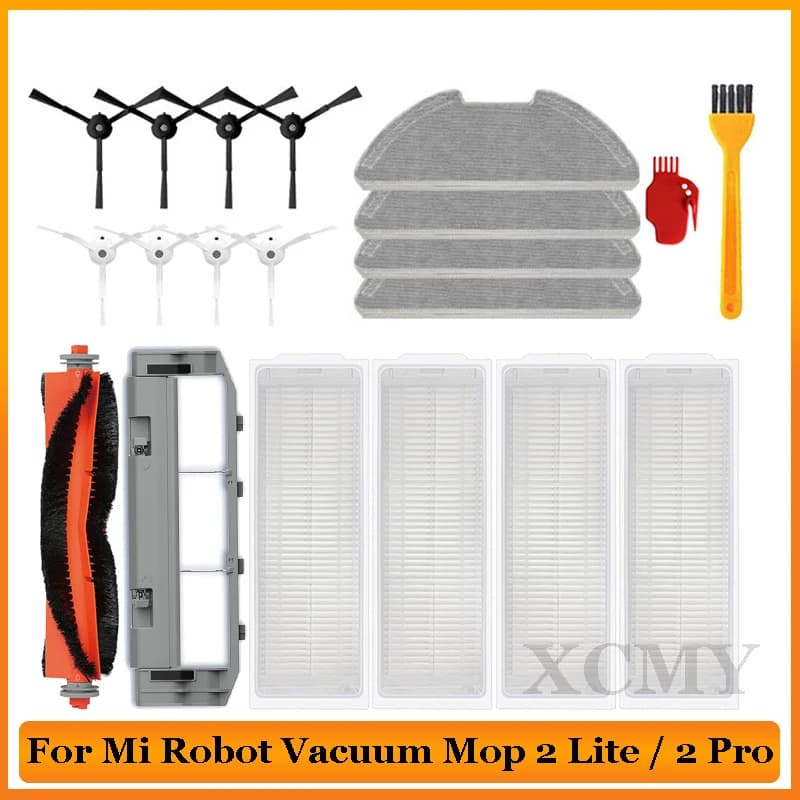 Pour XiaoMi Mi Robot aspirateur vadrouille 2 Lite/2 Pro/MJSTL/MJST1SHW accessoires brosse latérale p
