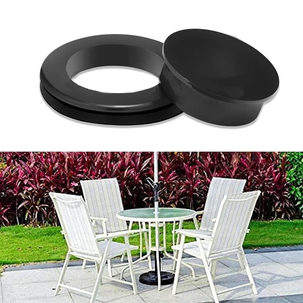 Ensemble de bouchons d'anneau de trou de parapluie de table, couvercle d'anneau de parapluie en sili