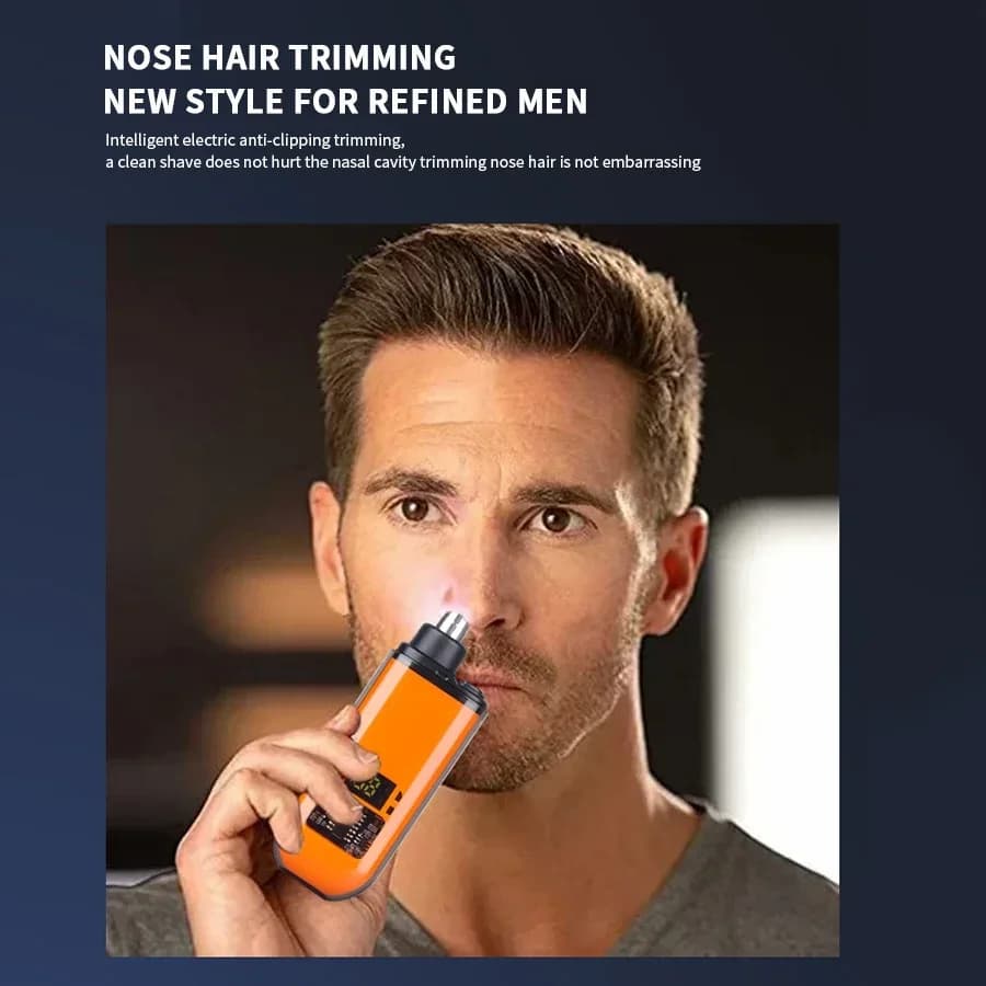 Mini tondeuse à cheveux électrique pour le nez, Rechargeable, multi-cinétique, 2 en 1, unisexe, enti