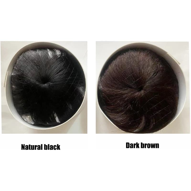 Toppers de cheveux humains de réparation de cheveux supérieurs légers, postiche naturelle, extension