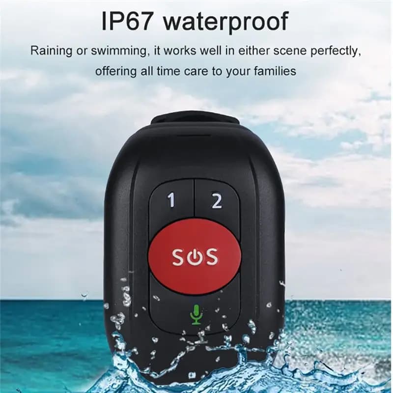 AT69 vente personnes âgées 4G SOS montre GPS suivi Bracelet Bracelet alarme d'urgence GPS suivi fréq