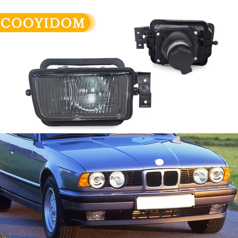 Feu antibrouillard pour pare-choc avant de voiture, pour BMW série 5 E34 1988 – 1995, feux antibroui