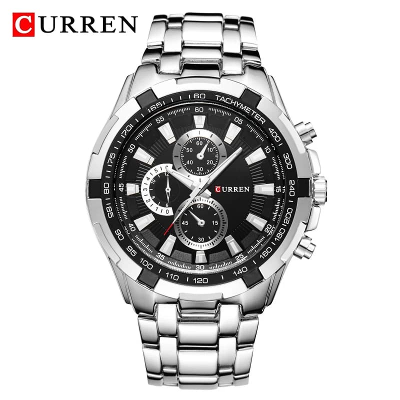CURREN 8023 montre à Quartz pour hommes étanche Sport militaire montres homme affaires en acier inox