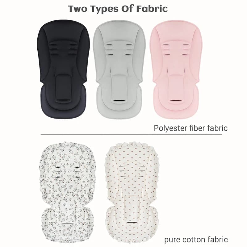 Coussins de siège de poussette pour bébé, chauds, en coton épais, pour enfant, universels, quatre sa