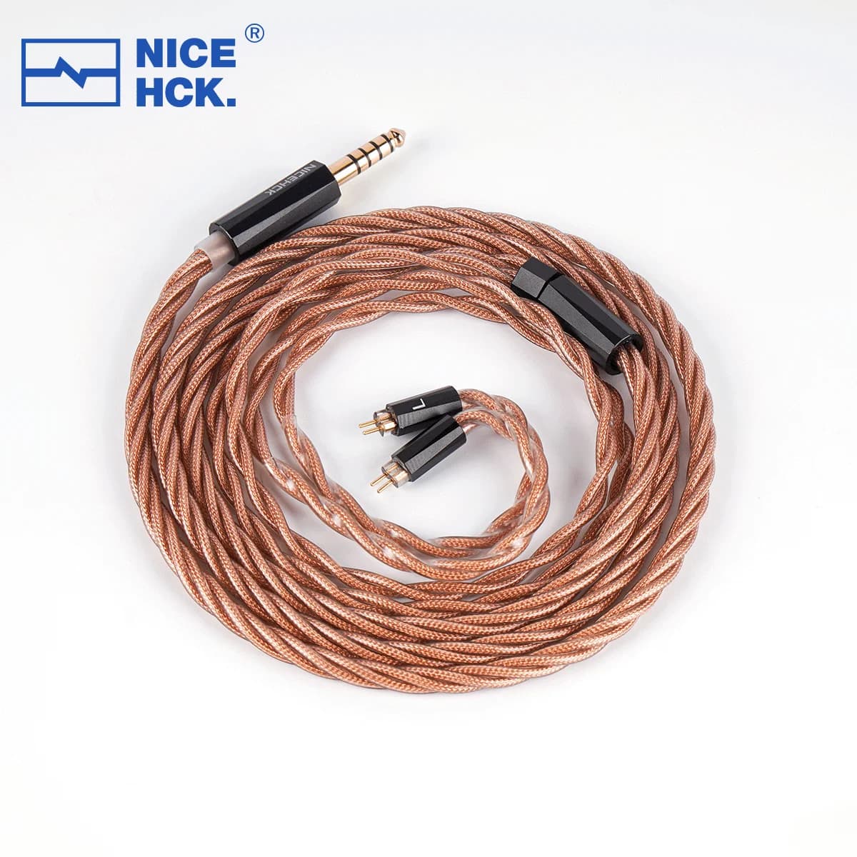NICEHCK OurOasis fil d'écouteurs HiFi Furukawa cuivre mélangé avec 6N OFC écouteurs IEM mise à nivea