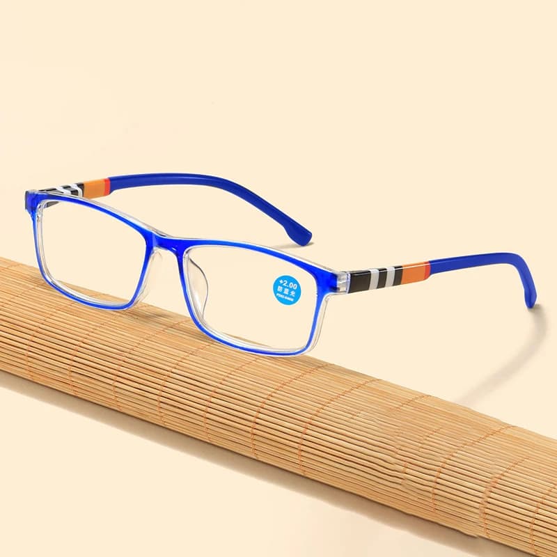 Nouvelle mode impression anti-bleu presbyte lunettes printemps jambe presbyte lunettes HD presbyte l