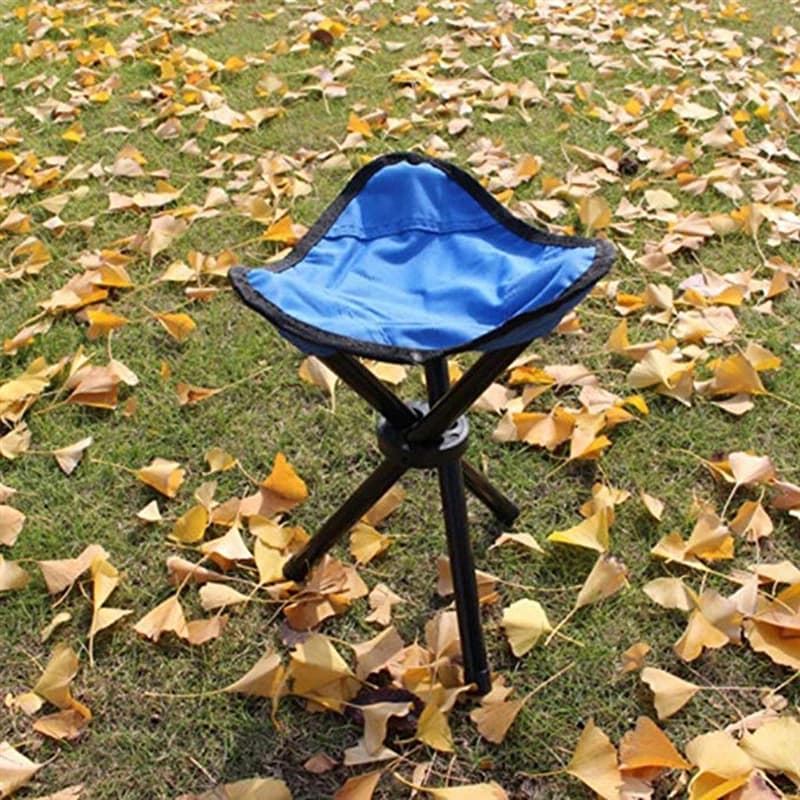 Tabouret triangulaire pliant d'extérieur, chaises de pêche, petits bancs, piste pliante, ménage et 0