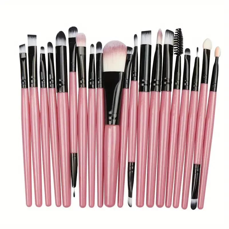Ensemble de pinceaux de maquillage professionnels, poils synthétiques doux pour fond de teint, fard 
