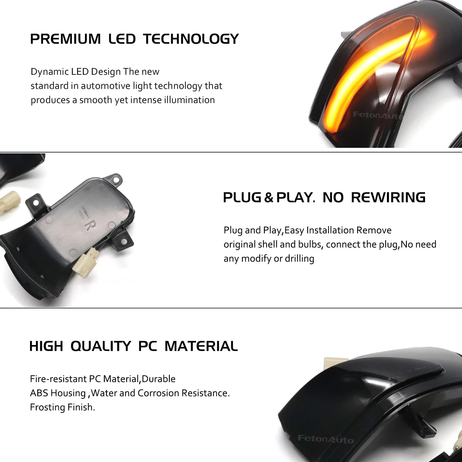 Clignotant dynamique pour Honda, pour JAZZ GE6 et GE8 HYBRID GP1, clignotant, lampe latérale