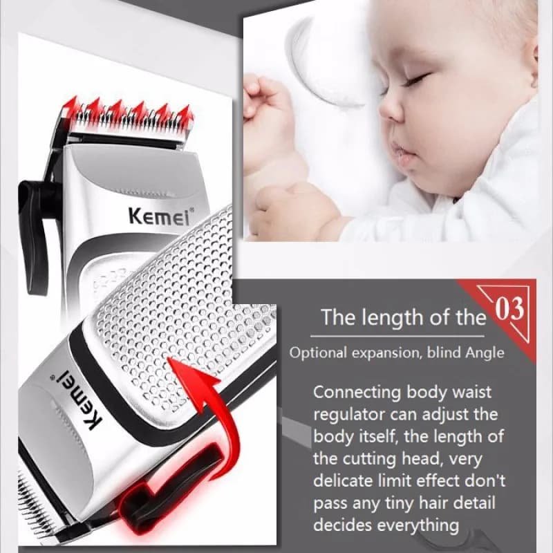 Kemei KM-4639 tondeuse électrique tondeuses à cheveux tondeuse professionnelle ménage à faible bruit