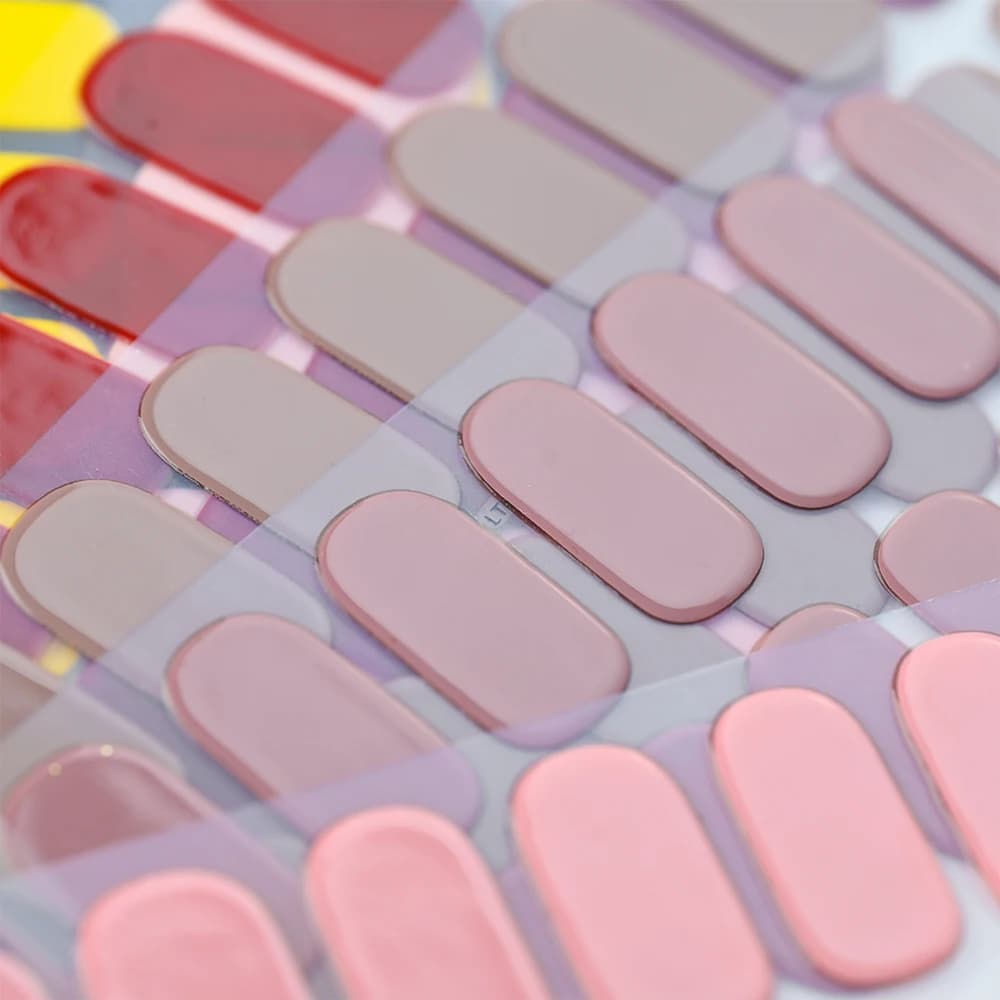 Enveloppes semi-durcies pour ongles en Gel rapide, autocollant solide pour ongles, couverture complè