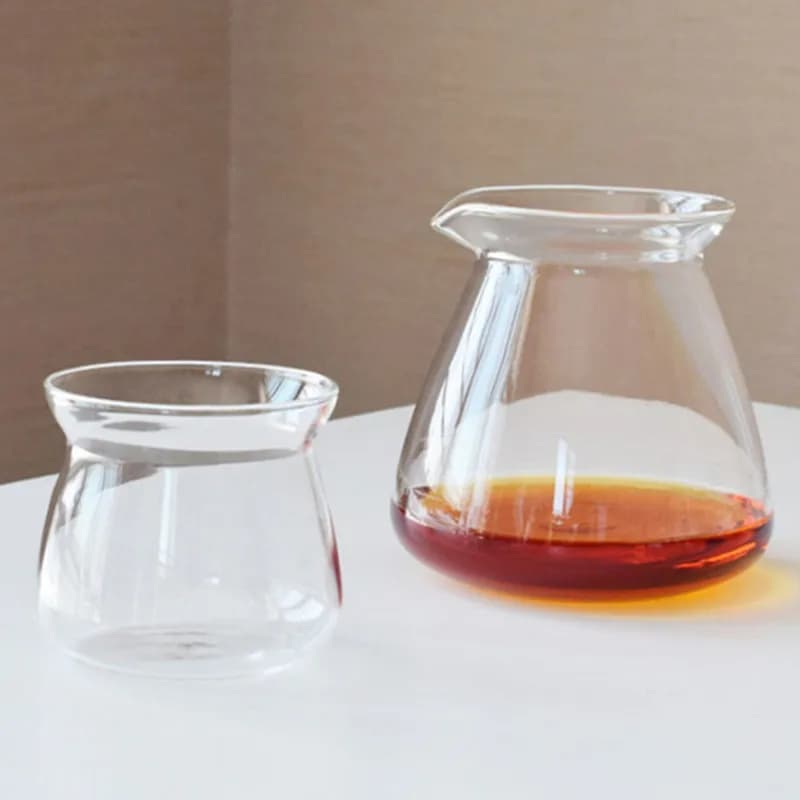 Nouveau cafetière en verre de 520ml, Carafe à café, serveur de café de 200ml 275ml pour cafetière ve