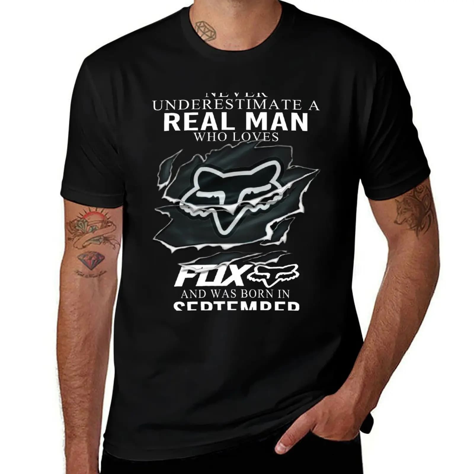 T-shirt Fox Man pour un garçon, vêtements esthétiques, vêtements esthétiques, t-shirts pour hommes, 