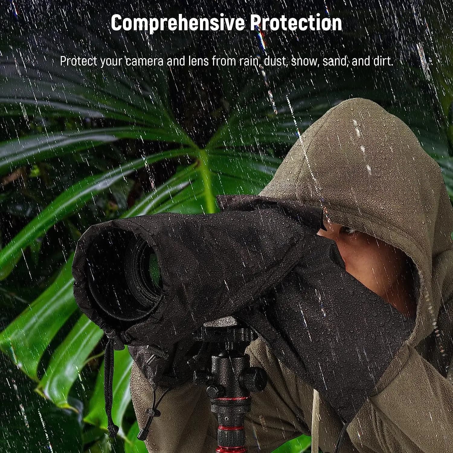 NEEpacks-Juste de Pluie pour Appareil Photo, Imperméable en Nylon Durable de Petite Taille pour Sony
