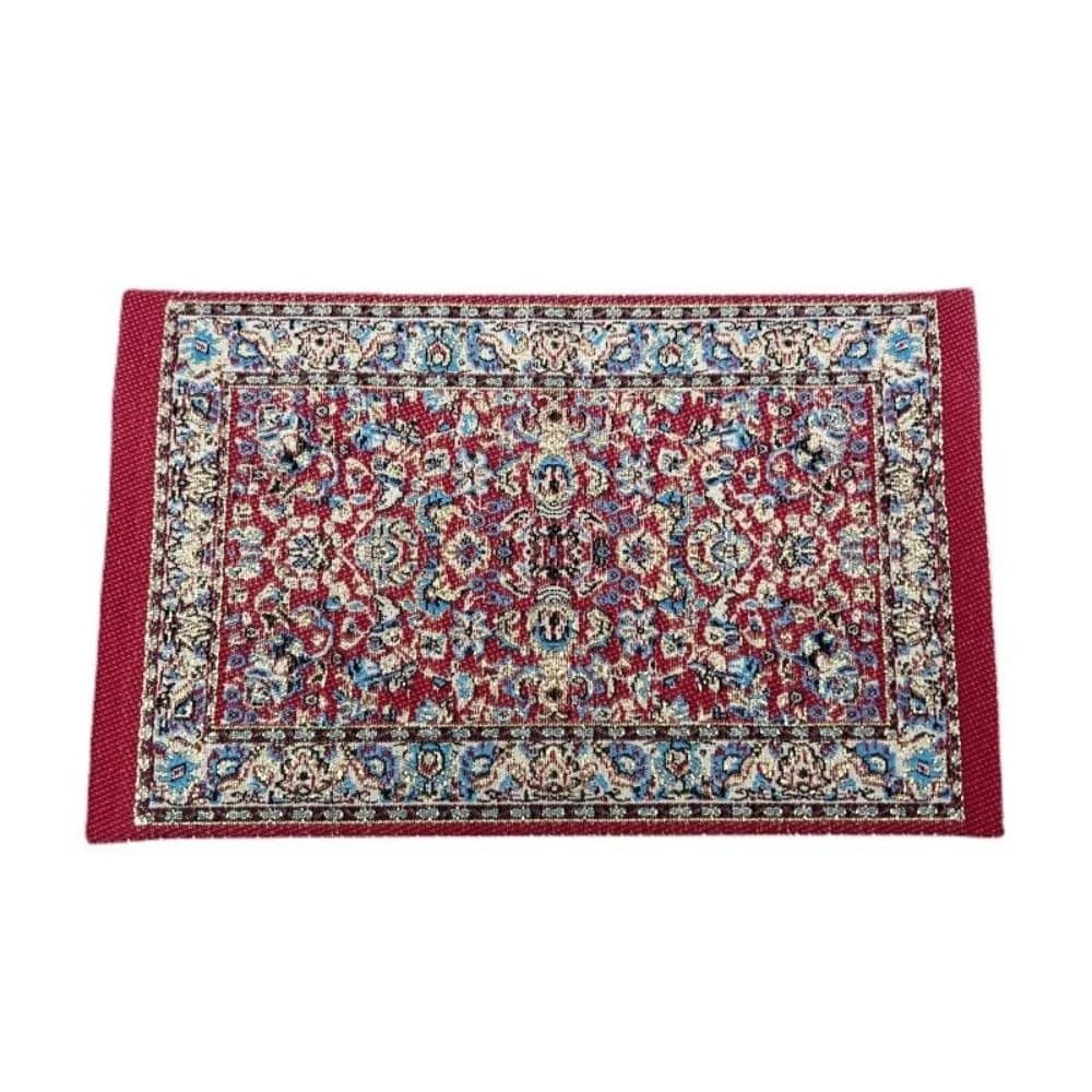 Jouet Mini maison décor Style turc maison de poupée tapis poupée accessoires Miniature tissage tapis