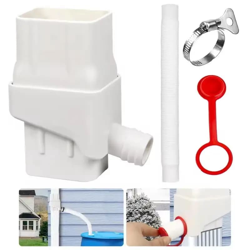 Déviateurs d'eau de pluie efficaces pour tuyaux de descente Installation simple Solution d'arrosage 