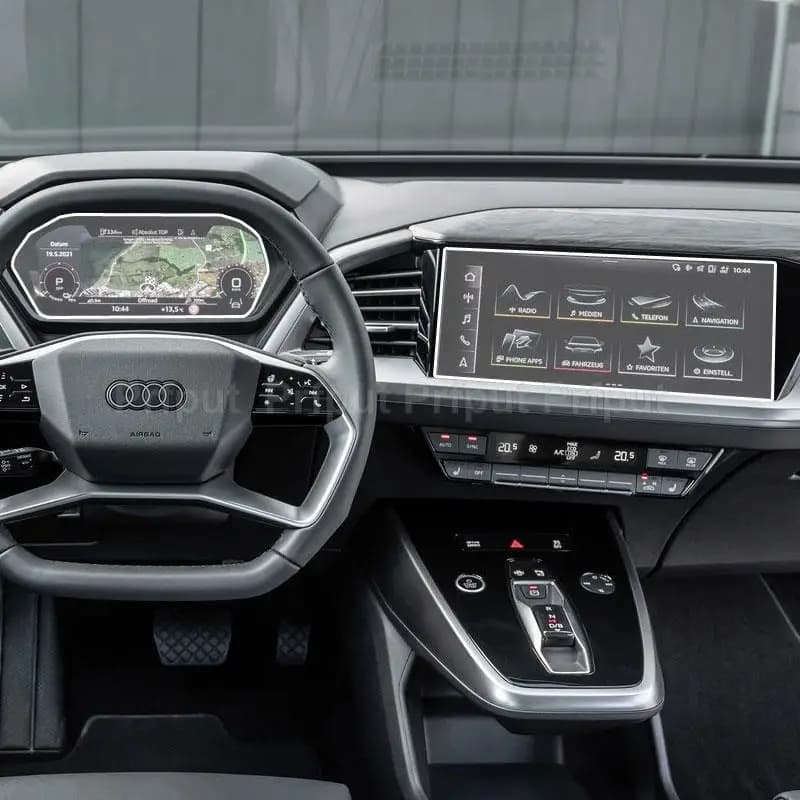 Film de protection d'écran en verre trempé pour Audi Q4 e-tron 2022, protecteur d'écran pour autorad