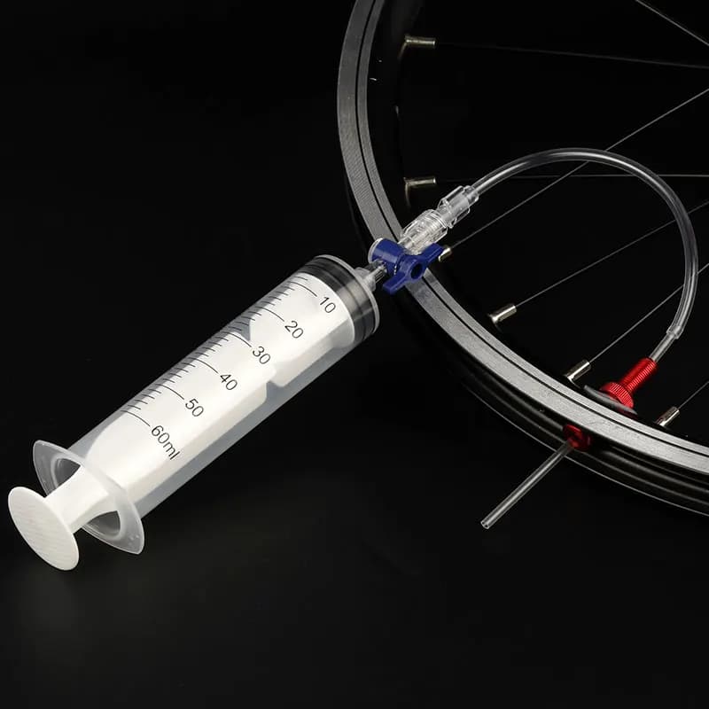 Injecteur de mastic de pneu Tubeless de vélo 60ml, outil d'injection de fluide de vélo de route vtt,