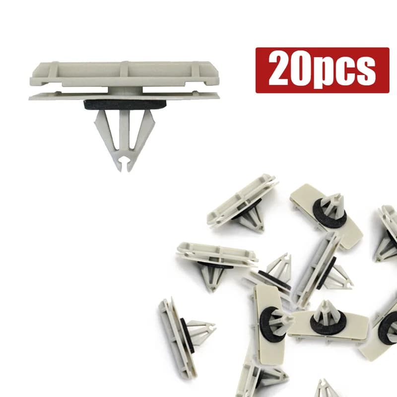 Clips de Moulage Évasés pour Garde-boue de Voiture, Attache, Rivet, Retenue, Gris, Accessoires pour 