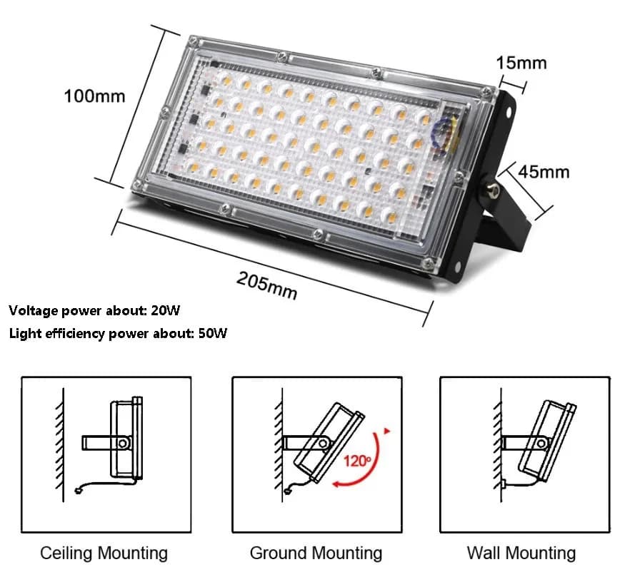 220V 50W 100W 200W 300W 395NM 405nm 365nm LED lampe UV ultraviolette impression pulvérisation peintu