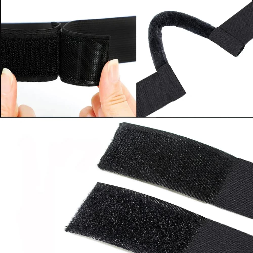 Bande de perruque fondue en dentelle confortable avec cintre d'oreille-enveloppe réglable pour échar