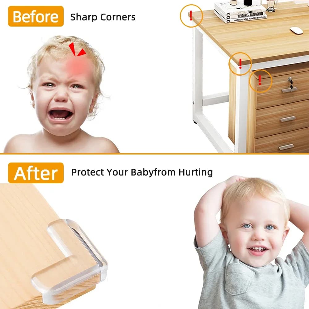 Protection d'angle de sécurité pour bébé, Protection d'angle de bord en Silicone, couverture de Prot