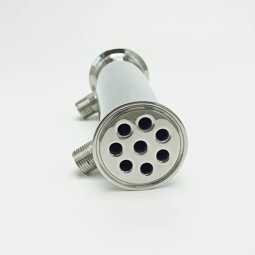 Dephlegmator 2 "51mm(OD64mm) 304 condensateur de Reflux en acier inoxydable hauteur 200mm à l'intéri