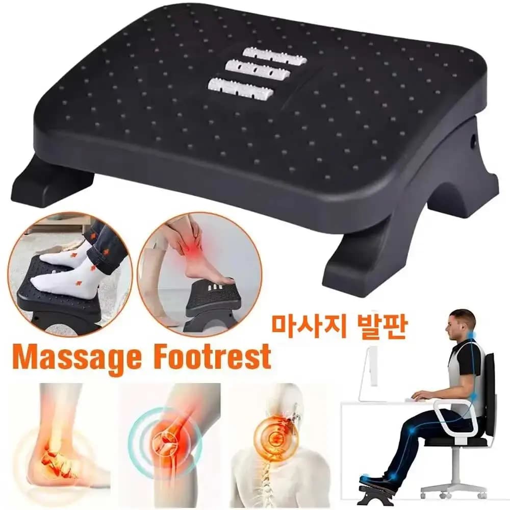 Repose-pieds ergonomique sous le bureau, rouleaux de massage, instituts d'assistance des jambes, tab