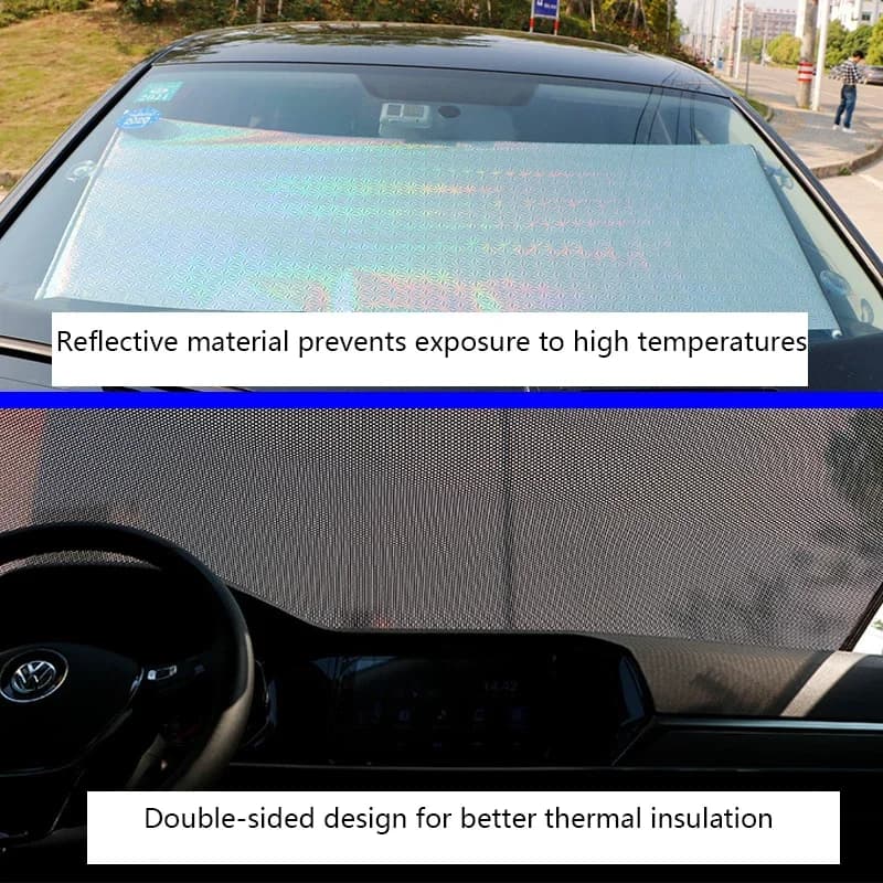 Pare-soleil rétractable pour voiture, accessoires de protection, pare-soleil automatique, pare-solei