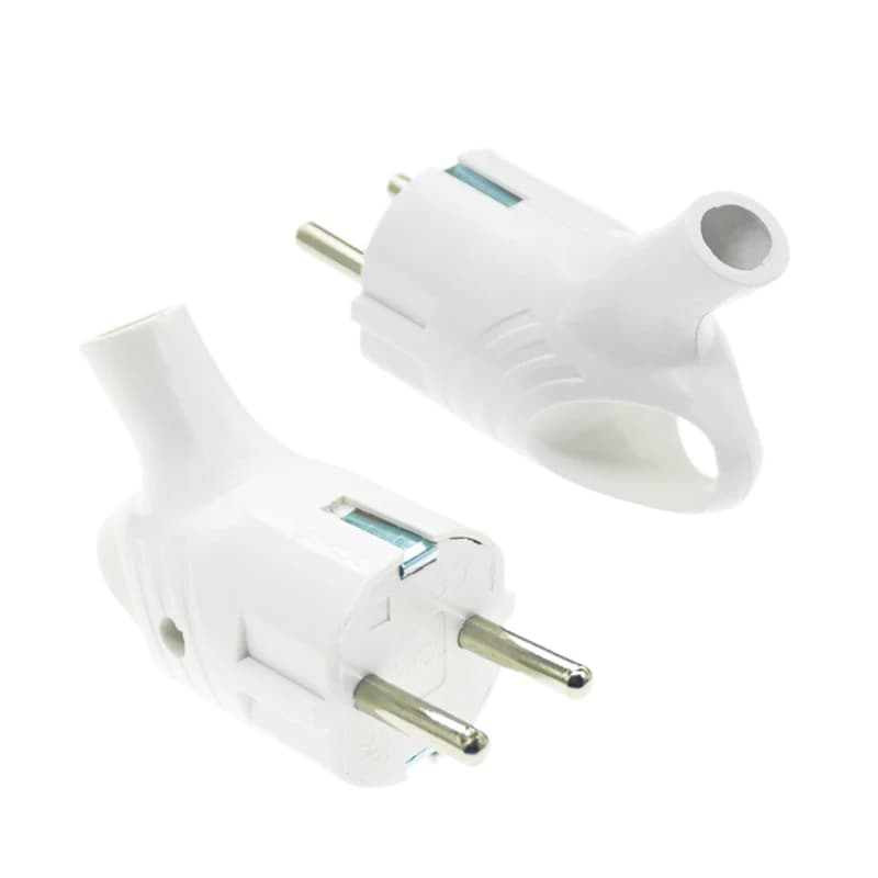 Prise Schuko européenne avec mise à la terre, prise électrique, interrupteurs, 2P + E