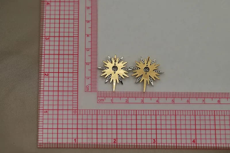 Boucles d'oreilles étoile en zircone pour femmes, nouveau Design de vue, marque de mode, fleur en cr
