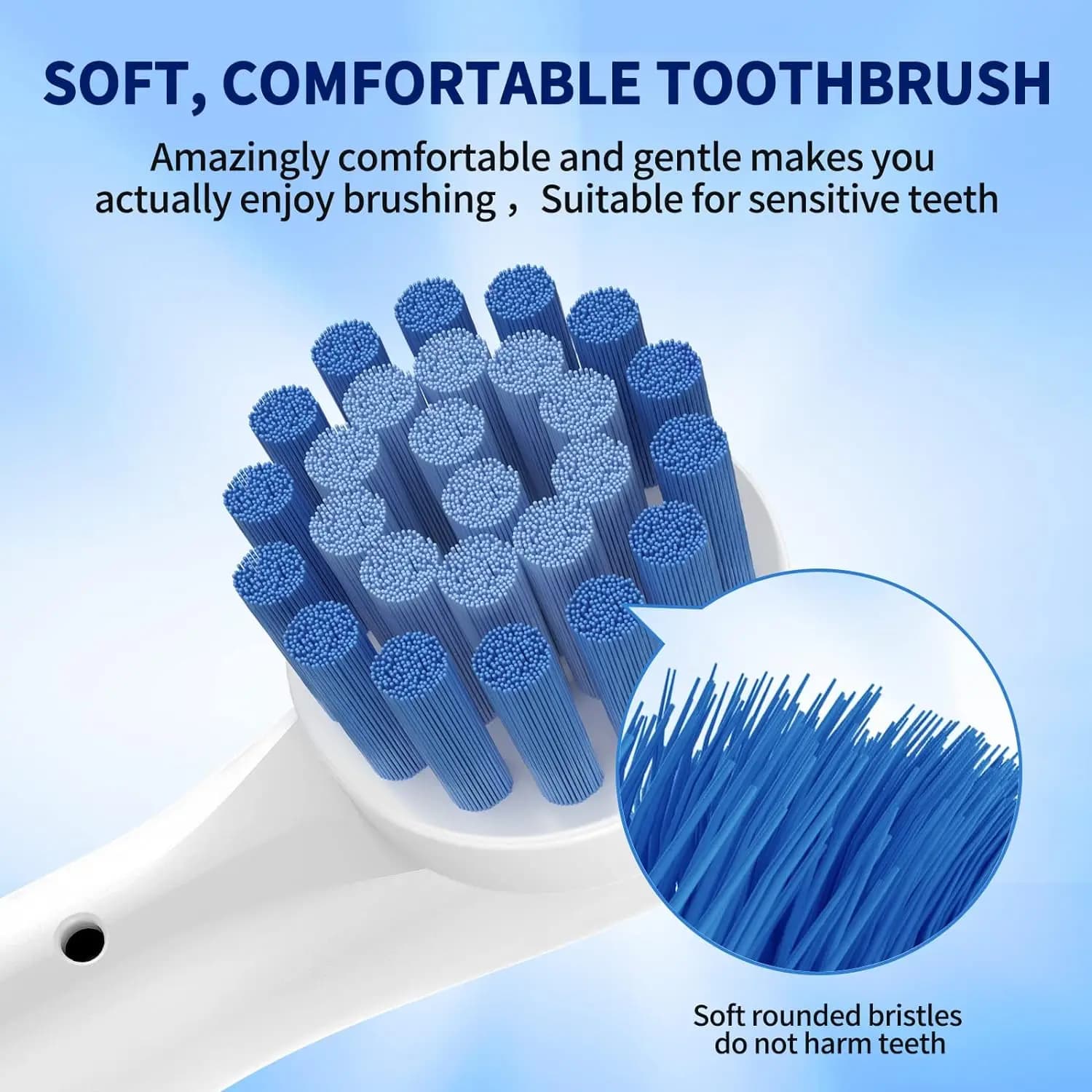 Têtes de brosse de rechange pour brosses à dents électriques Oral B, fil à Action croisée 3D Pro bla