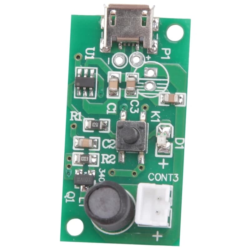 Mini humidificateur USB, brumisateur, carte de circuit imprimé, brumisateur, film d'atomisation, feu