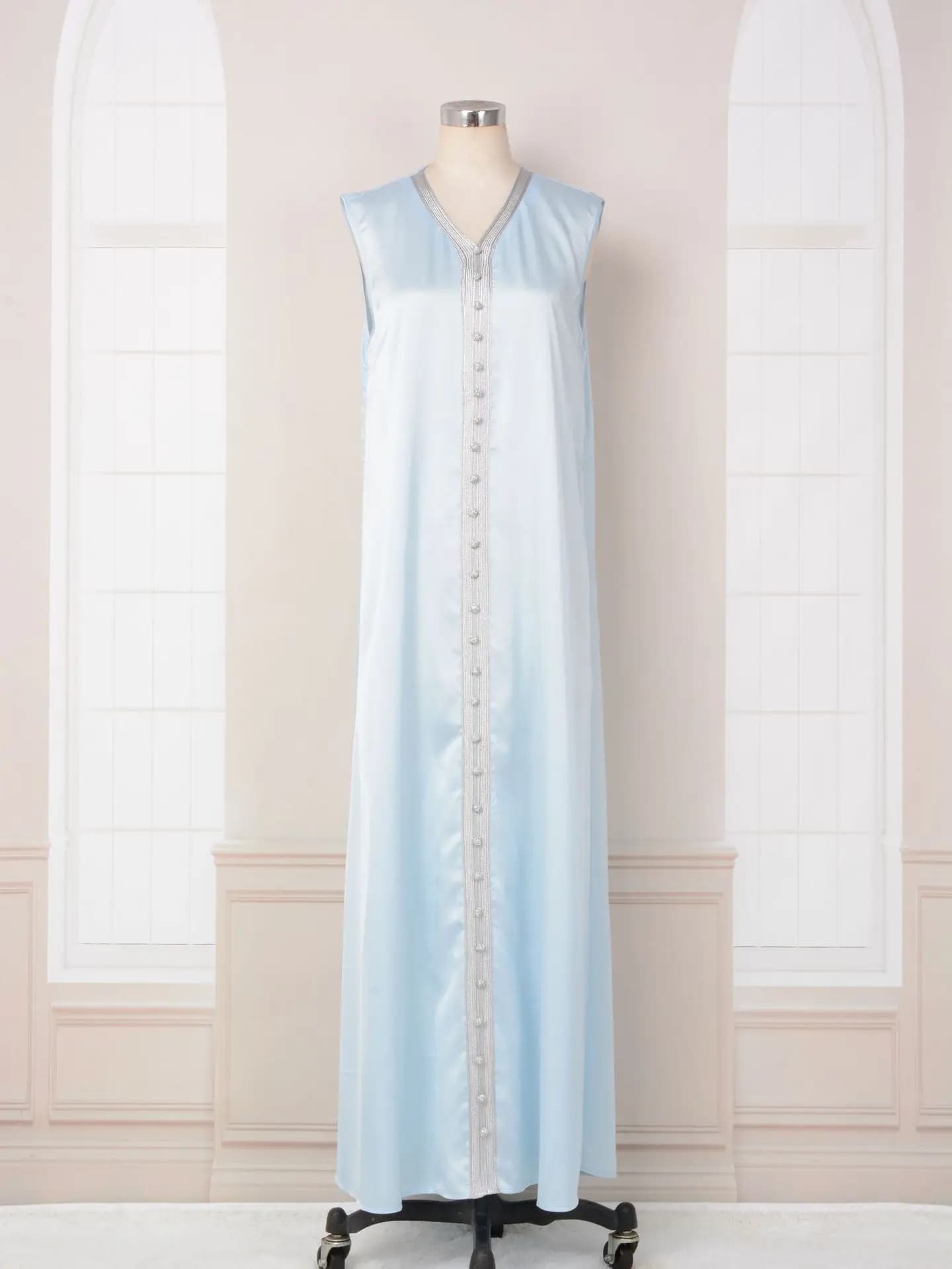 Robe caftan marocain pour femmes, ensemble de 2 pièces Takchita, robe arabe turque de dubaï, vêtemen