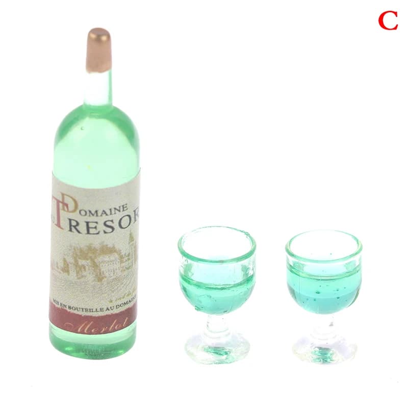 Chapeau miniature pour maison de poupée, 5 pièces, chapeau pour mini-poupées 1:12, accessoires pour 
