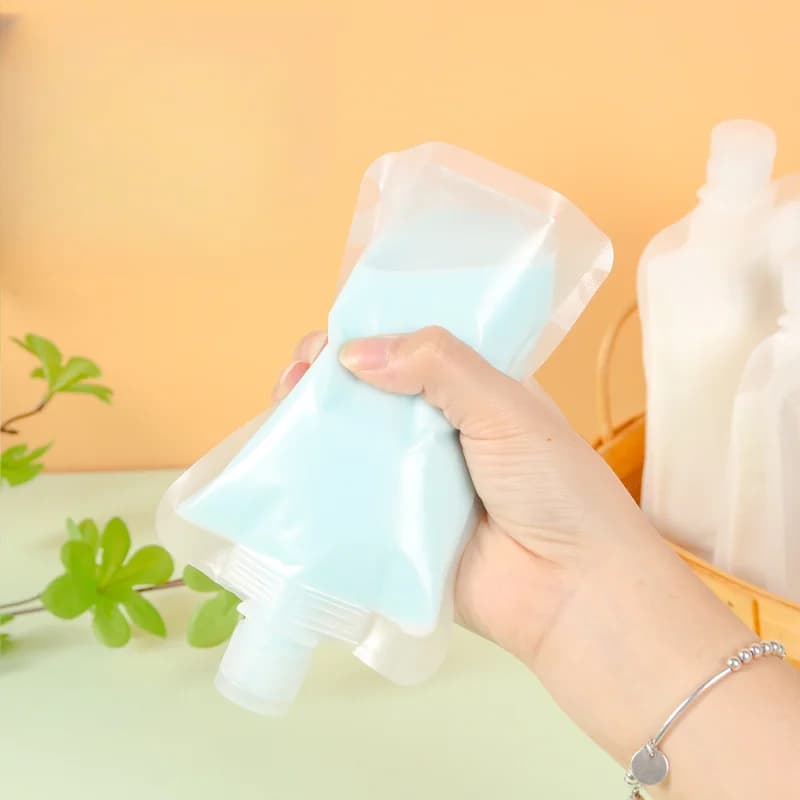 Sac distributeur de Lotion 6 tailles 30-250ml, pochettes réutilisables de voyage pour shampoing liqu