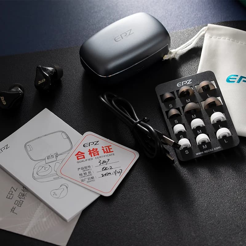 EPZ-Écouteurs sans fil Bluetooth 5.2 TWS S350T, oreillettes de sport, étanches IPX7, résistantes à l