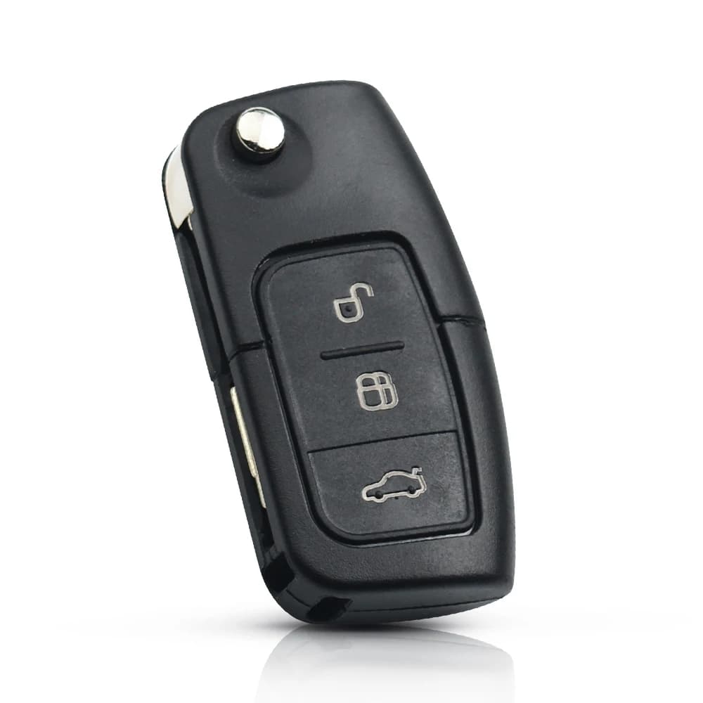 KEYYOU – clé télécommande de voiture à puce, 3 boutons, 433Mhz, ID60/63, pour Ford Fusion Focus Mond