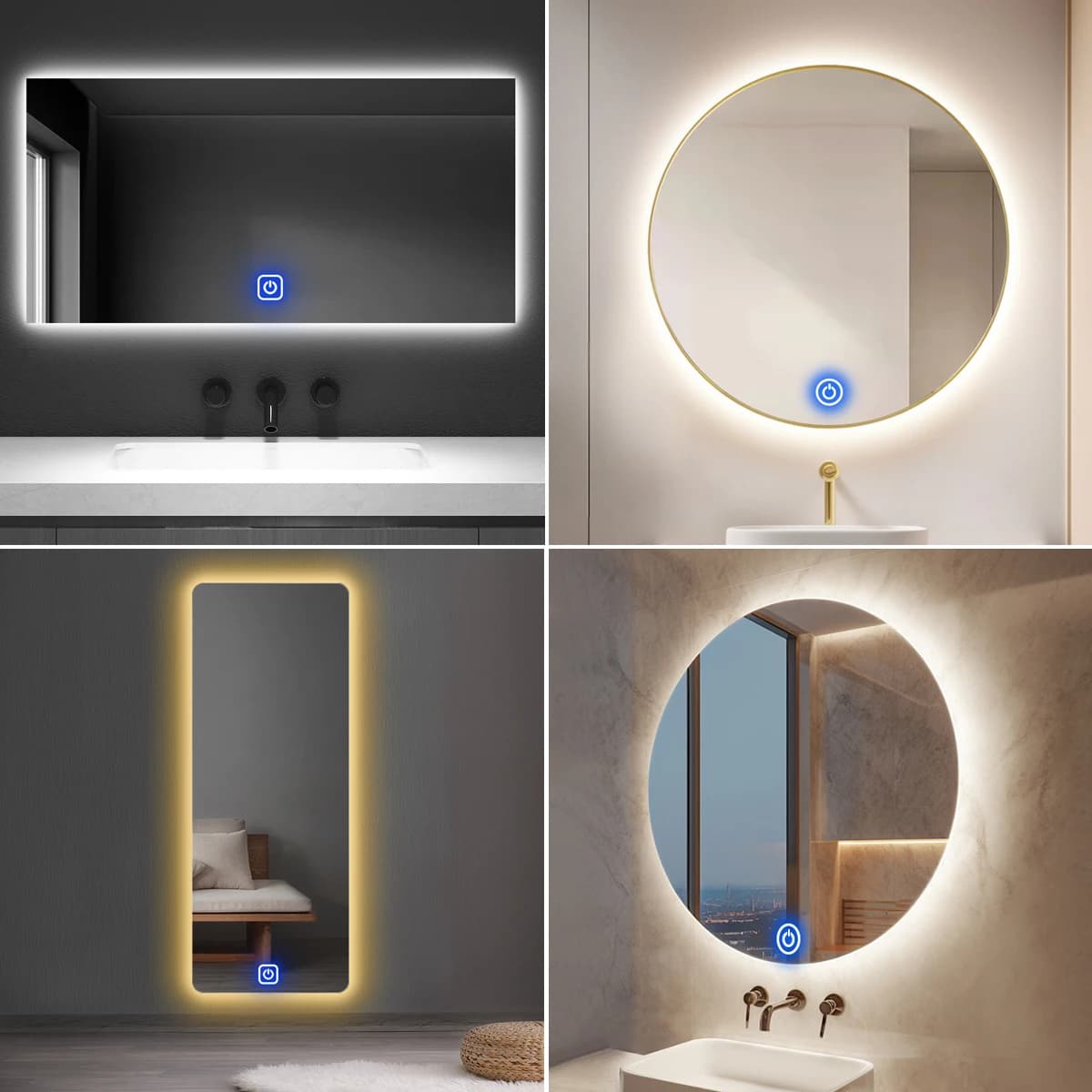 Bande lumineuse LED pour miroir de maquillage de salle de bains, 12V, éclairage de fond pour coiffeu