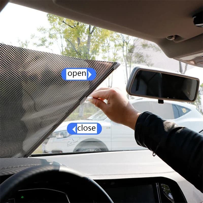 Pare-soleil rétractable pour voiture, accessoires de protection, pare-soleil automatique, pare-solei