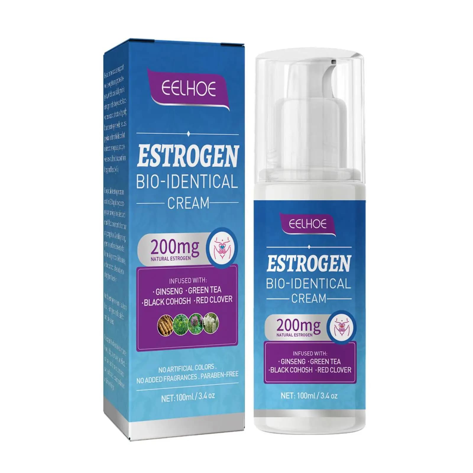 1/2 pièces crème de progesterone pour ménopause femme âgée d'âge moyen progesterones femmes équilibr