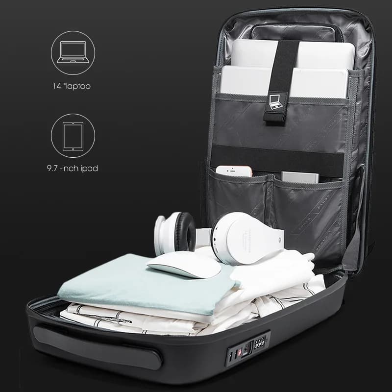 Bange sacs école sac à dos hommes sac à dos EVA sac à dos pochette d'ordinateur hommes bagages d'aff