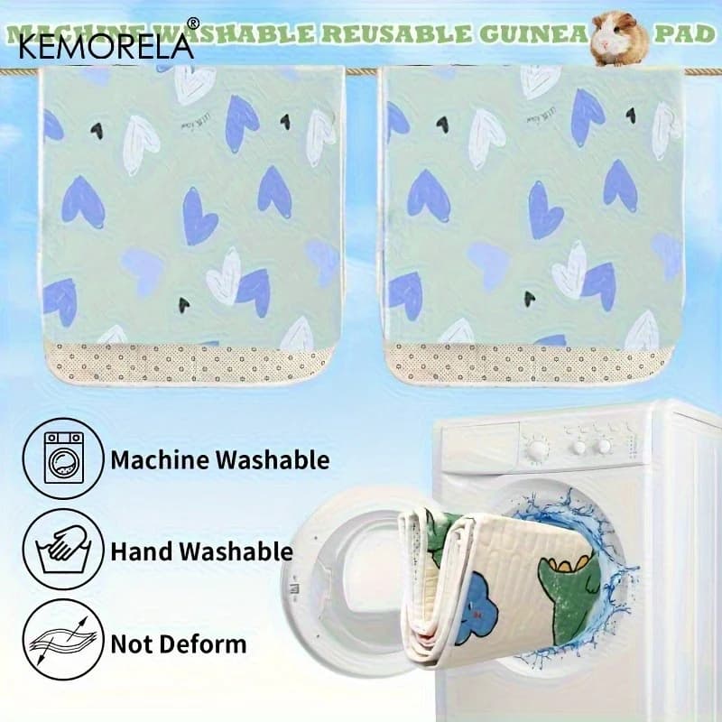 Coussinets d'urine lavables pour chien, 2 pièces, tapis d'entraînement réutilisable pour chien, tapi