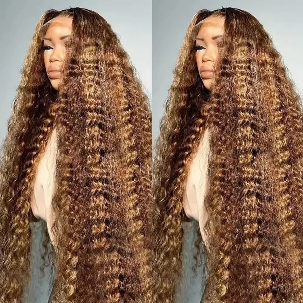 250% densité mettre en évidence coloré 13x4 dentelle frontale perruque de cheveux humains brésilien 